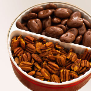 Creole Sampler Gift Tin - Chocolate & Roasted Pecans - Image 2