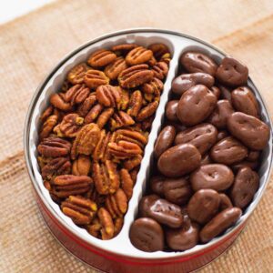 Creole Sampler Gift Tin - Chocolate & Roasted Pecans - Image 3