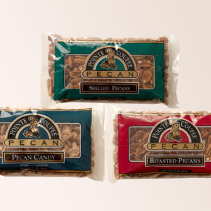 Mardi Gras Trio Natural - Sugared, Roasted, Natural Pecans - Image 1
